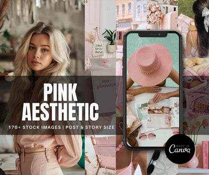 Pink Aesthetic Faceless Lifestyle Images